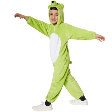 Børnekostume Grøn bjørn - 152 (11-12y)