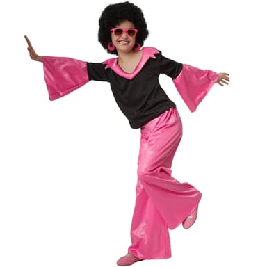 Groovy Disco pige børnekostume - 104 (3-4y)