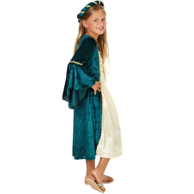 Slotsprinsesse børnekostume - 116 (5-6y)