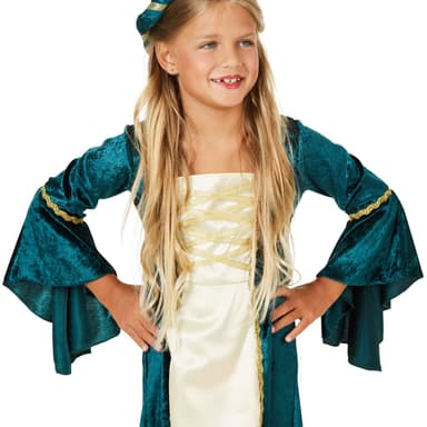 Slotsprinsesse børnekostume - 116 (5-6y)