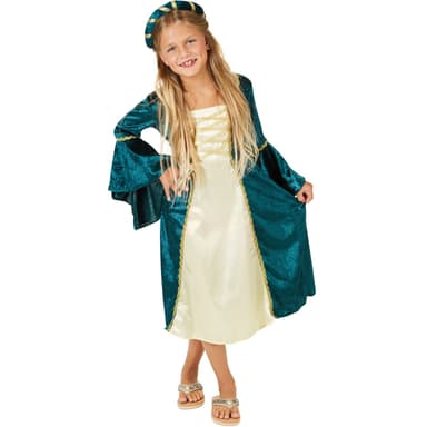 Slotsprinsesse børnekostume - 116 (5-6y)