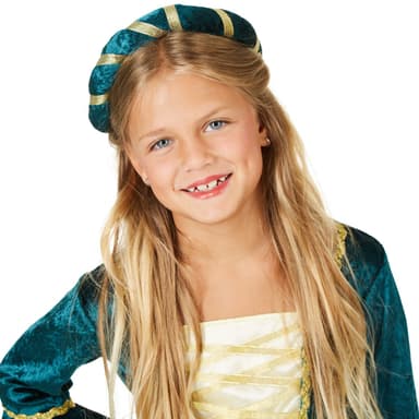 Slotsprinsesse børnekostume - 116 (5-6y)