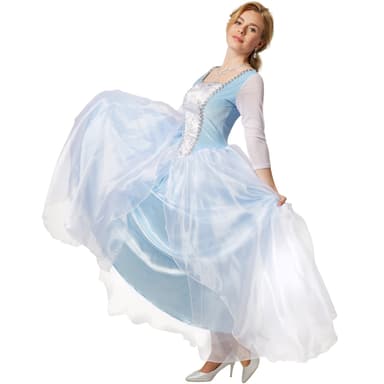 Prinsessekjole Askepot kostume - XL