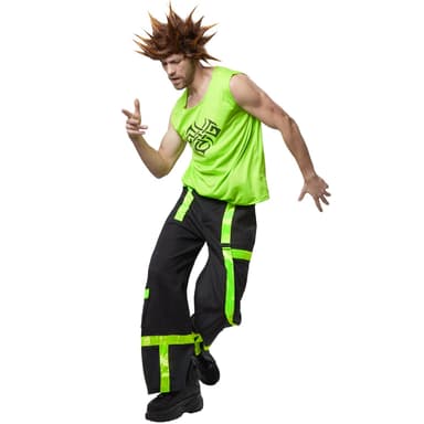 Cool Raver kostume mand - M
