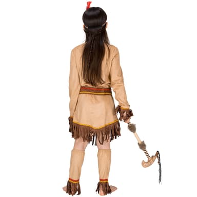 Indianerpigen Kvikke Odder kostume - 152 (12-14y)