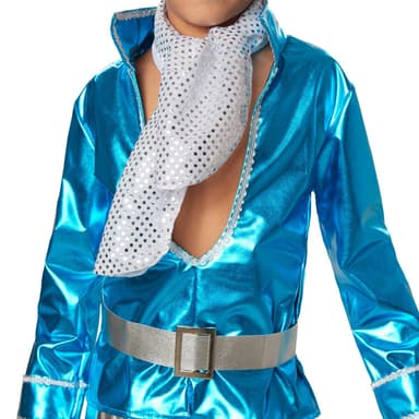 Disco dreng børnekostume - 140 (9-10y)