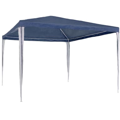 Havepavillon med 3 sider - blå