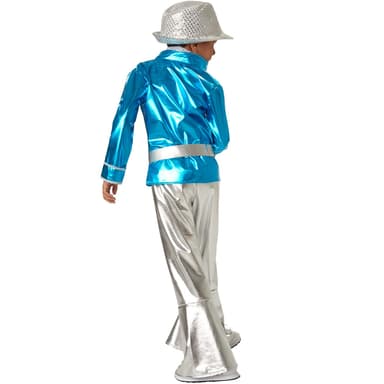 Disco dreng børnekostume - 140 (9-10y)
