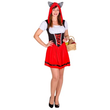 Rødhætte kostume - L