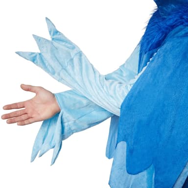 Prægtig blå papegøje kostume - L