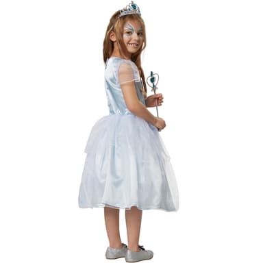 Isprinsesse børnekostume - 128 (7-8y)