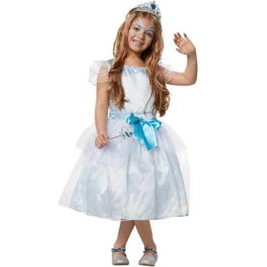 Isprinsesse børnekostume - 128 (7-8y)