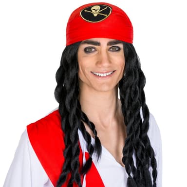 Piratkaptajn Enøjede Henry kostume - XL