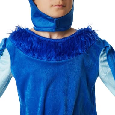 Sjov blå papegøje kostume - 128 (7-8y)