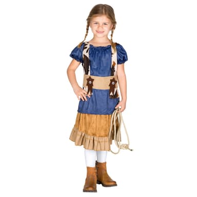 Cowgirl Wynonna kostume - 140 (10-12y)