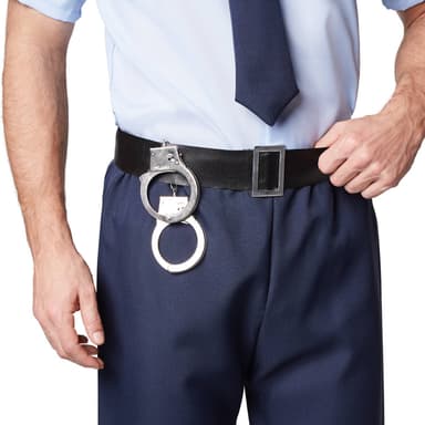 Politibetjent kostume mand - XXL