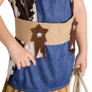 Cowgirl Wynonna kostume - 128 (8-10y)