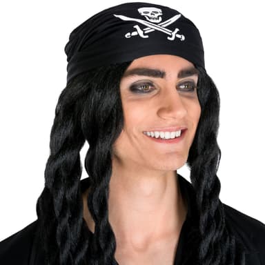 Piraten Stubbeskæg kostume - XL