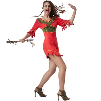 Smuk Mohikaner kostume - XL
