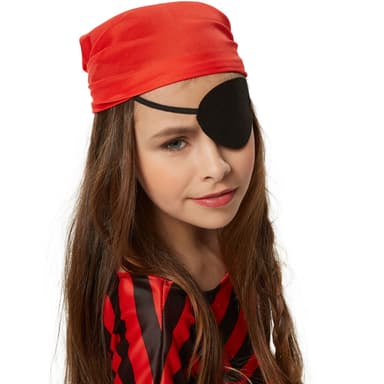 Sørøverpige børnekostume - 104 (3-4y)