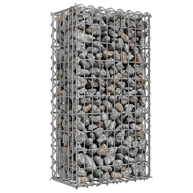 Gabione stenkurv - 100 x 30 x 50 cm