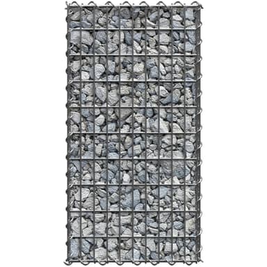 Gabione stenkurv - 100 x 30 x 50 cm