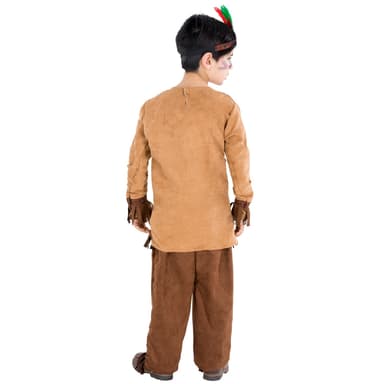 Indianeren Ørneøje børnekostume - 128 (8-10y)