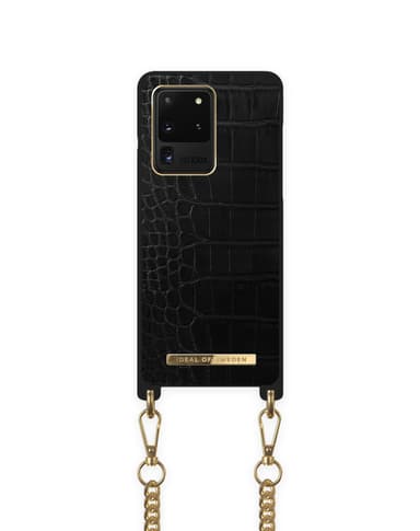 Necklace Case Galaxy S20 Ultra Jet Black Croco