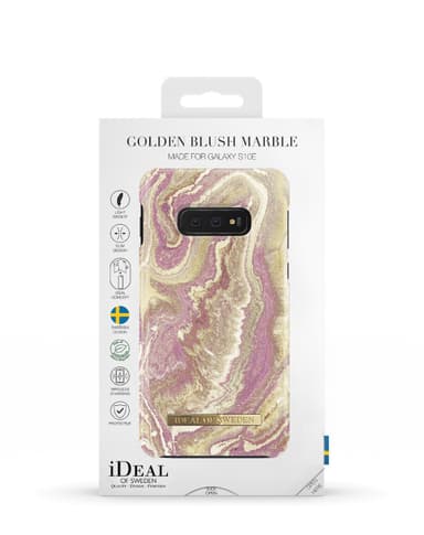 Printed Case Galaxy S10E Golden Blush Marble