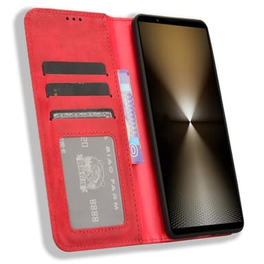 Wallet Stand Flip-telefonetui til Xperia 1 VI
