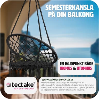 Hængestol Jane - sort