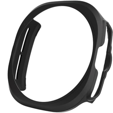 47 mm ultratyndt gennemsigtigt etui til Samsung Galaxy Watch 7 Sort