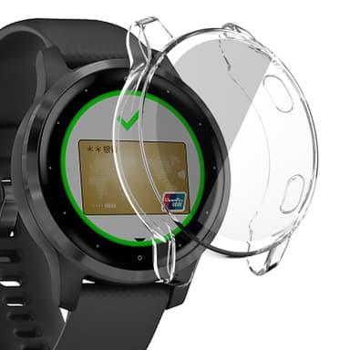 Urkasse / cover til Garmin Vivoactive 4S 40 mm Transparent