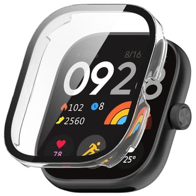 Urkasse med skærmbeskytter til Redmi Watch 4 Gennemsigtig