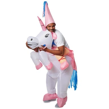 Enhjørningekostume - hvid