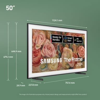 Samsung 50” The Frame 4K QLED Smart TV (2024)