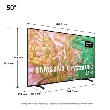 Samsung 50" DU8075 4K Smart TV (2024)
