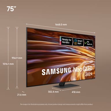 Samsung 75" QN95D 4K Neo QLED Mini LED Smart TV (2024)