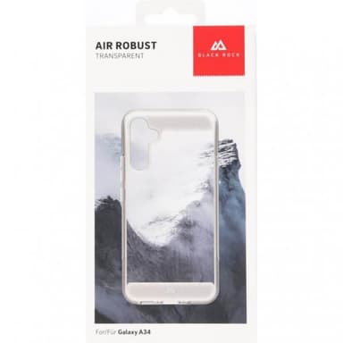 Black Rock Samsung Galaxy A34 5G Cover Air Robust Case Transparent
