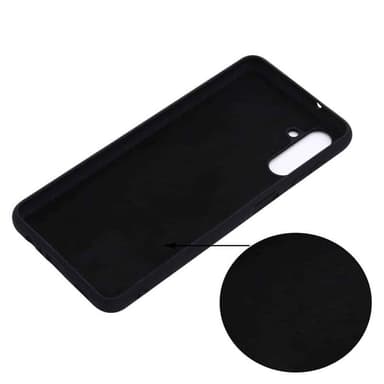 Liquid silikone cover Samsung Galaxy A35 - Sort