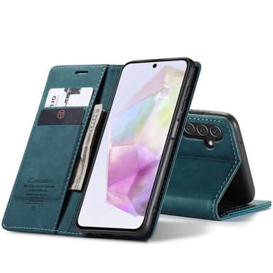 CaseMe FlipCase 013 Samsung Galaxy A35 - Blå