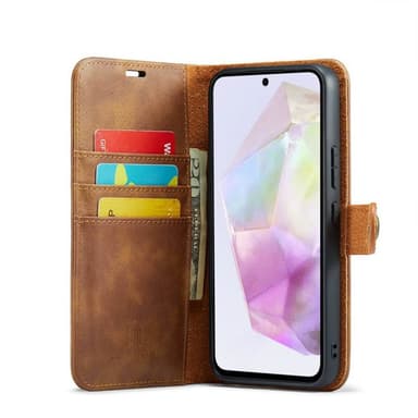 Wallet DG-Ming 2i1 Samsung Galaxy A35 - Brun