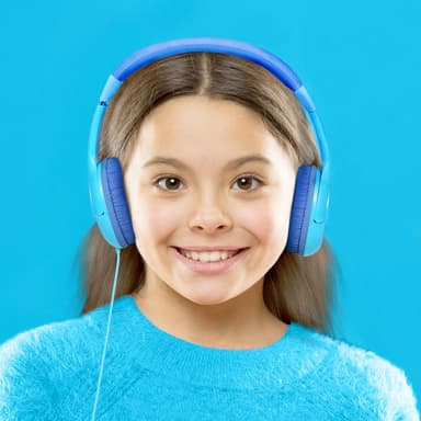 KidsBeat hovedtelefoner max 85dB blå