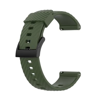 Suunto 7/9/9 Baro / D5 armbånd silikone Militærgrøn