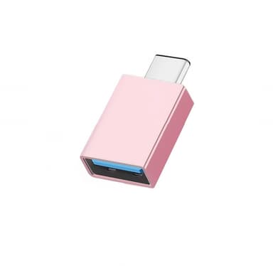 Adapter USB-C (han) til USB 3.0 (hun) Pink