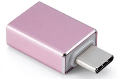 Adapter USB-C (han) til USB 3.0 (hun) Pink