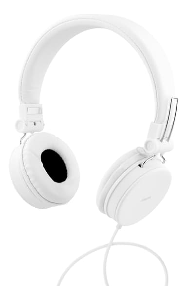 H300 Headphones with microphone, foldable, 3.5 mm, white