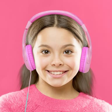 KidsBeat hovedtelefoner max 85dB Pink