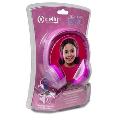 KidsBeat hovedtelefoner max 85dB Pink
