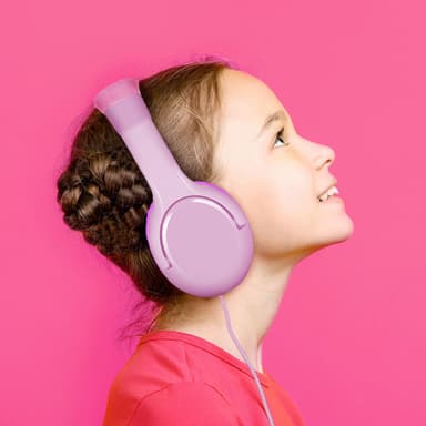 KidsBeat hovedtelefoner max 85dB Pink